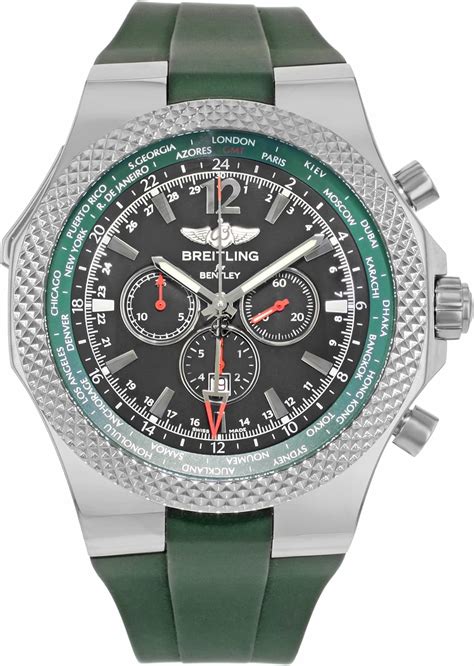 breitling men's a47362s4-b919|Breitling Bentley GMT Green Dial Chronograph Men's Watch .